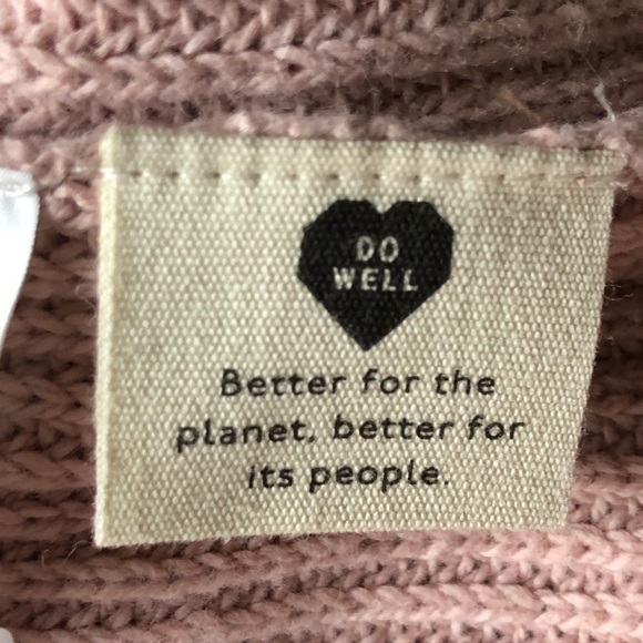 Madewell Patch Pocket Knit Pullover Sweater Blush Pink Size - Picture 7 of 11